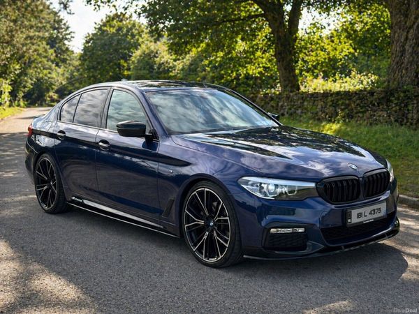 BMW 5-Series Saloon, Diesel, 2018, Blue