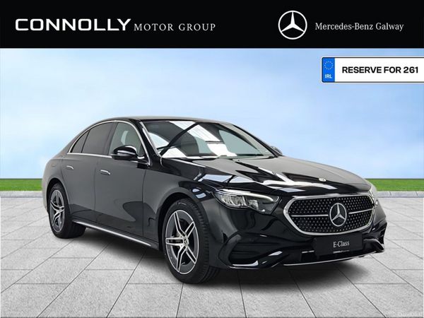 Mercedes-Benz E-Class Saloon, Diesel Plug-in Hybrid, 2026, Black