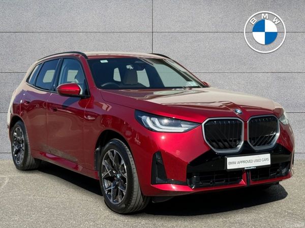 BMW X3 SUV, Petrol Plug-in Hybrid, 2025, Red