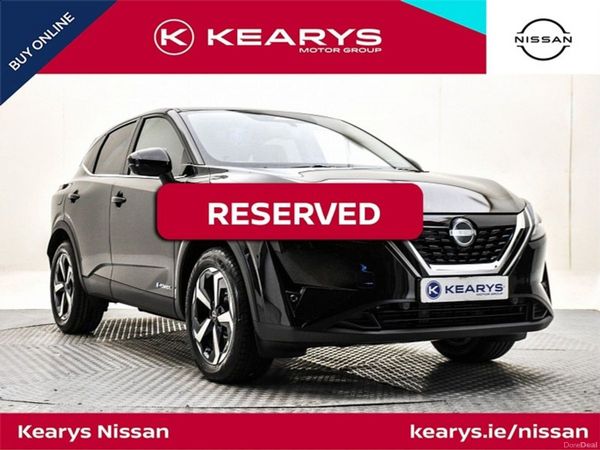 Nissan Qashqai SUV, Petrol Hybrid, 2023, Black