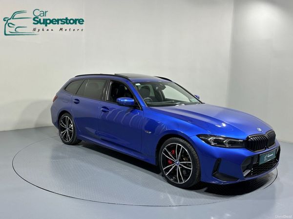 BMW 3-Series Estate, Petrol Plug-in Hybrid, 2023, Blue