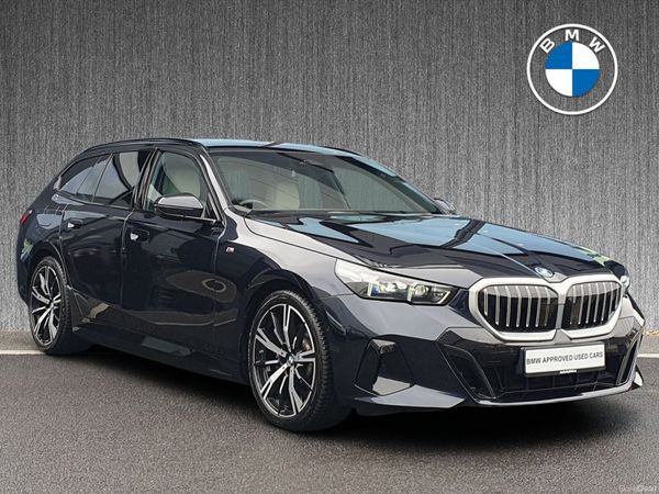 BMW 5-Series Estate, Petrol Plug-in Hybrid, 2025, Black