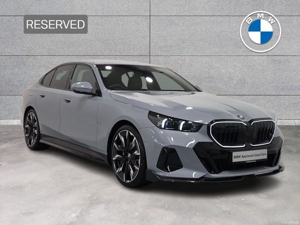 BMW 5-Series Saloon, Petrol Plug-in Hybrid, 2026, Grey