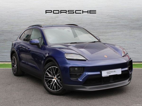 Porsche Macan SUV, Electric, 2026, Blue