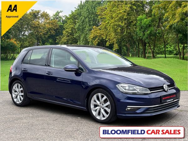 Volkswagen Golf Hatchback, Petrol, 2017, Blue