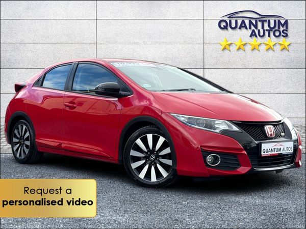 Honda Civic Hatchback, Diesel, 2016, Red