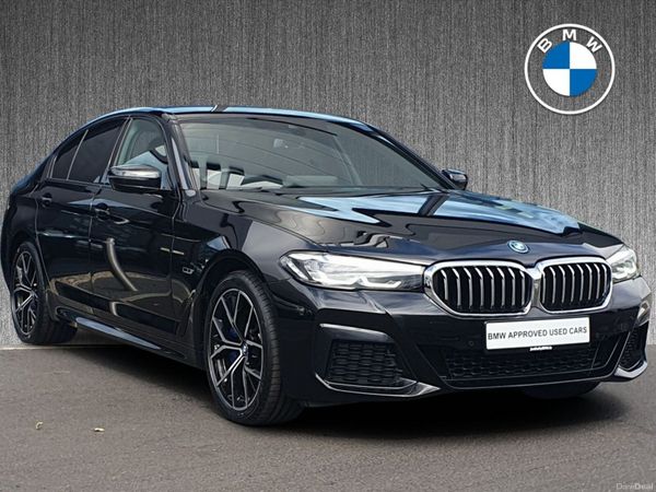 BMW 5-Series Saloon, Petrol Plug-in Hybrid, 2023, Black