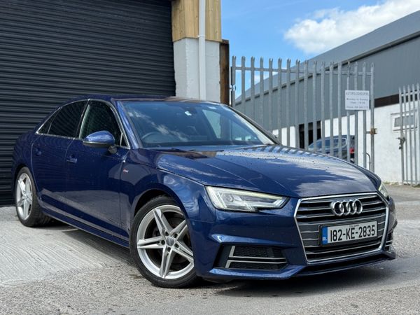 Audi A4 Saloon, Petrol, 2018, Blue