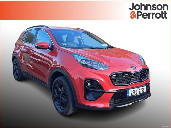 Kia Sportage SUV, Diesel Hybrid, 2022, Red