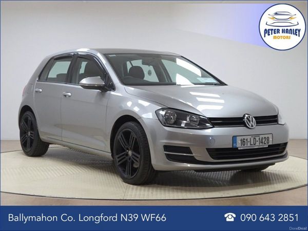 Volkswagen Golf Hatchback, Diesel, 2016, Silver