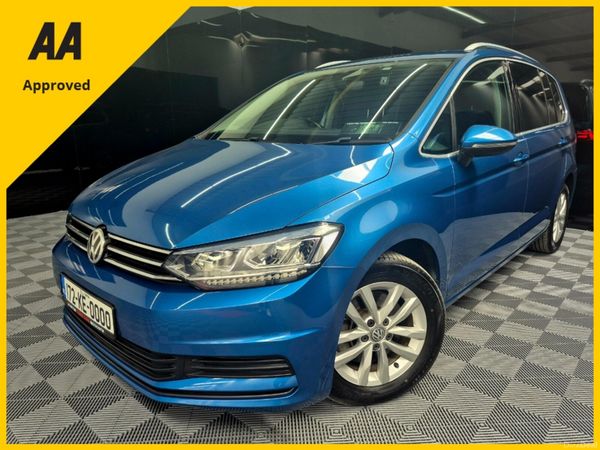 Volkswagen Touran MPV, Petrol, 2017, Blue
