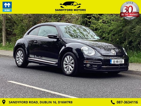 Volkswagen Beetle Hatchback, Petrol, 2018, Black