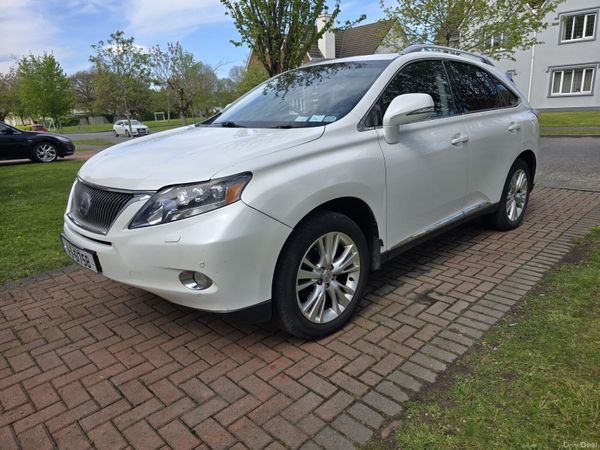 Lexus RX SUV, Petrol Hybrid, 2011, White