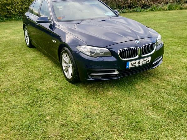 BMW 5-Series Saloon, Diesel, 2014, Blue