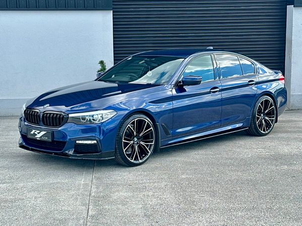 BMW 5-Series Saloon, Diesel, 2018, Blue
