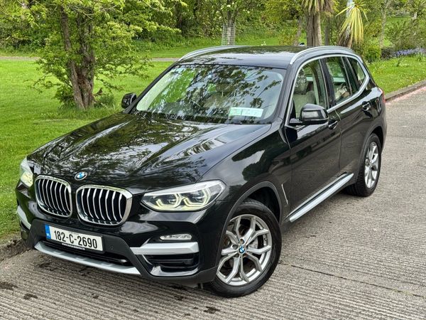 BMW X3 SUV, Petrol, 2018, Black
