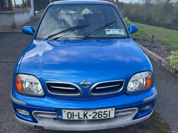 Nissan Micra Hatchback, Petrol, 2001, Blue