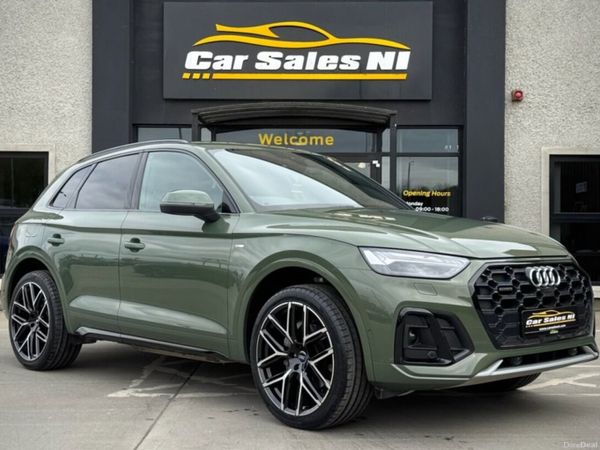 Audi Q5 SUV, Diesel Hybrid, 2023, Green