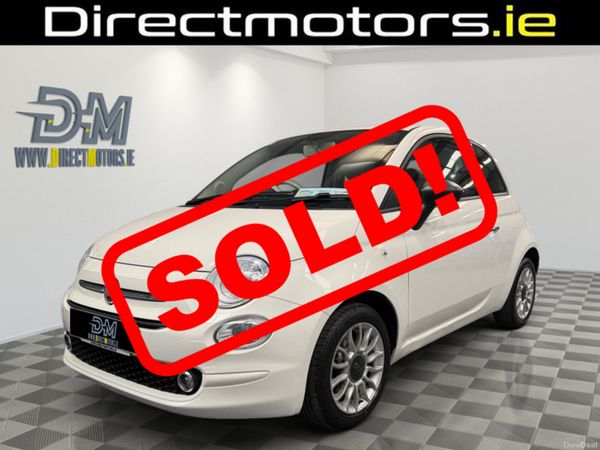 Fiat 500 Hatchback, Petrol, 2018, White