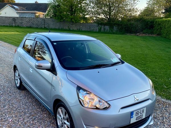 Mitsubishi Mirage Hatchback, Petrol, 2015, Silver
