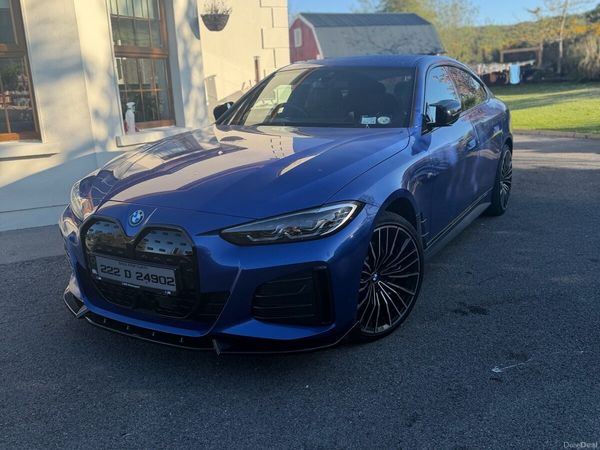 BMW i4 Coupe, Electric, 2022, Blue