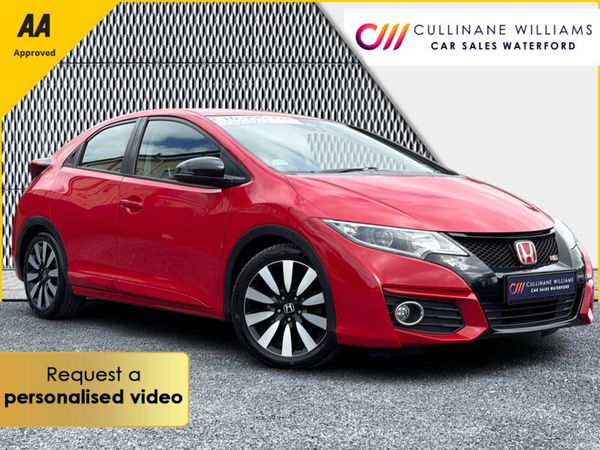 Honda Civic Hatchback, Diesel, 2016, Red
