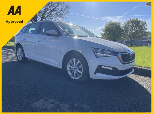 Skoda Scala Hatchback, Petrol, 2021, White