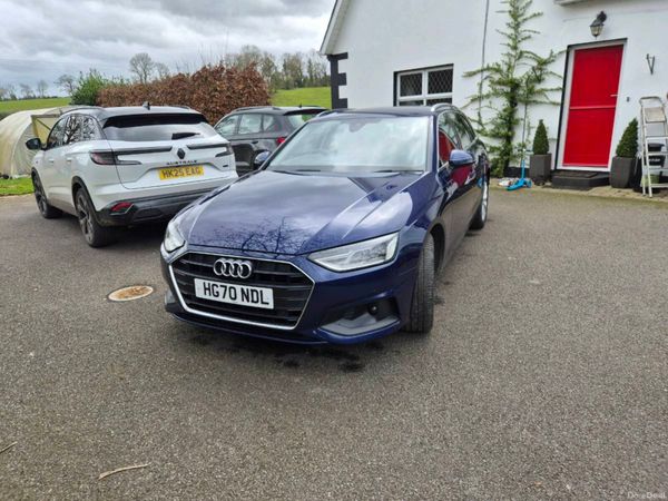 Audi A4 Estate, Diesel Hybrid, 2021, Blue
