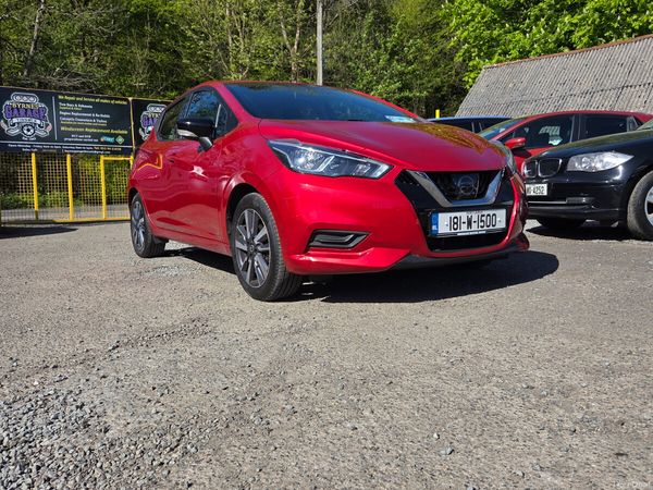 Nissan Micra Hatchback, Petrol, 2018, Red
