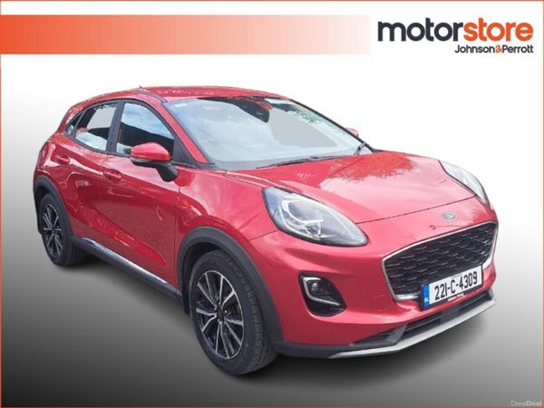 Ford Puma MPV, Petrol Hybrid, 2022, Red