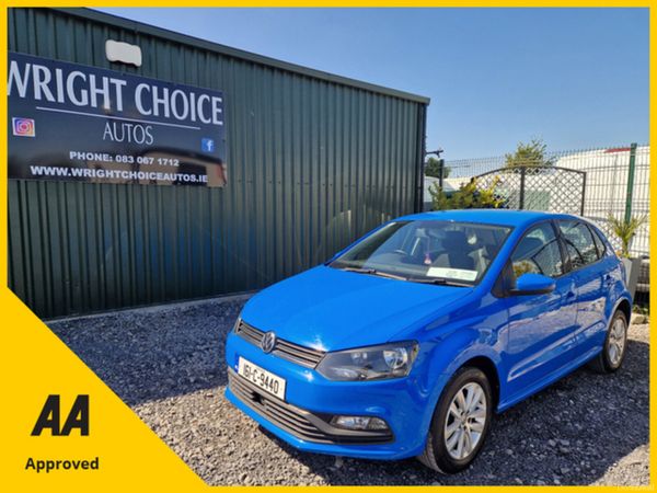 Volkswagen Polo Hatchback, Petrol, 2016, Blue