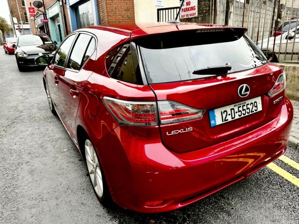 Lexus CT Hatchback, Petrol Hybrid, 2012, Red