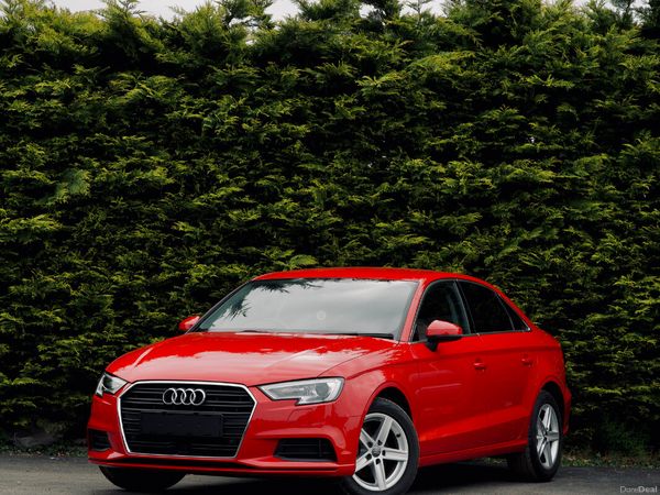 Audi A3 Saloon, Petrol, 2017, Red
