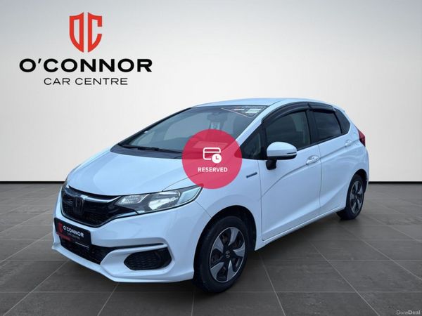 Honda Fit Hatchback, Petrol Hybrid, 2018, White