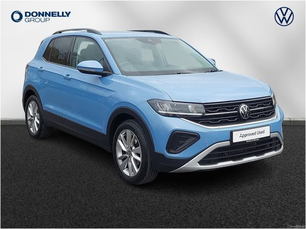 Volkswagen T-Cross Estate, Petrol, 2024, Blue