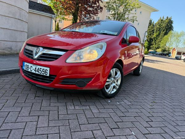Vauxhall Corsa Hatchback, Petrol, 2008, Red