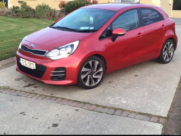 Kia Rio Hatchback, Petrol, 2017, Red