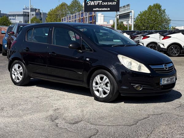 Opel Corsa Hatchback, Petrol, 2007, Black