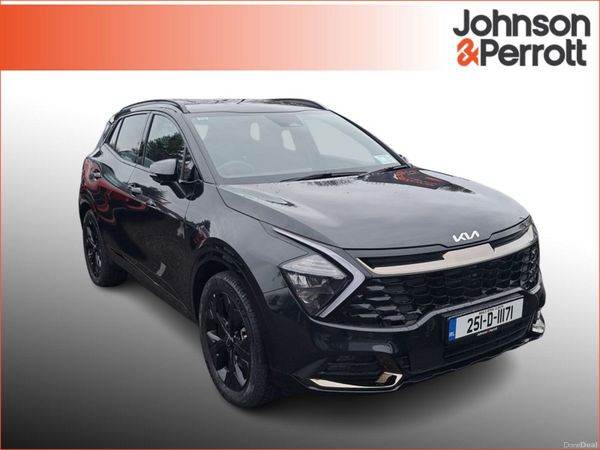Kia Sportage SUV, Petrol Plug-in Hybrid, 2025, Black