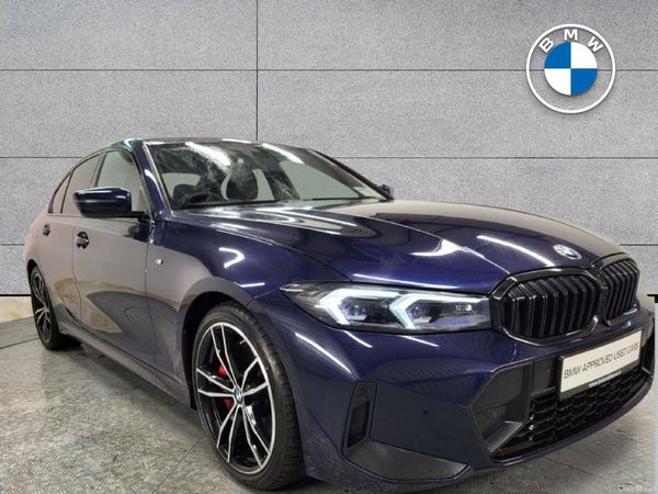 BMW 3-Series Saloon, Diesel Hybrid, 2024, Blue