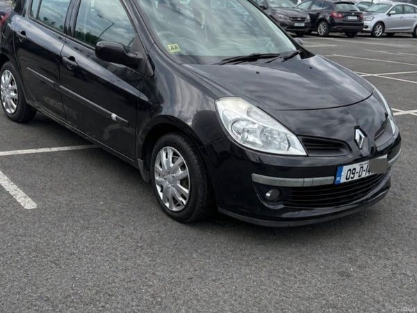 Renault Clio Hatchback, Ethanol Petrol, 2009, Black