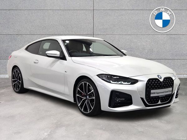 BMW 4-Series Coupe, Diesel Hybrid, 2023, White