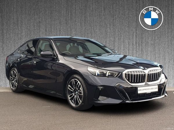 BMW 5-Series Saloon, Petrol Plug-in Hybrid, 2026, Black