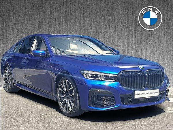 BMW 7-Series Saloon, Petrol Plug-in Hybrid, 2022, Blue