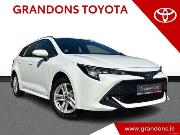 Toyota Corolla Estate, Petrol Hybrid, 2023, White