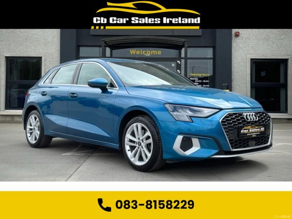 Audi A3 Hatchback, Petrol Hybrid, 2022, Blue