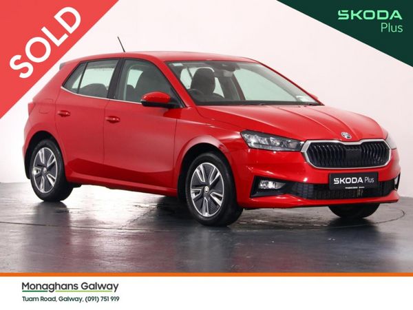 Skoda Fabia Hatchback, Petrol, 2024, Red
