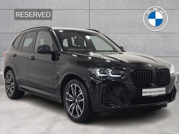 BMW X3 SUV, Diesel Hybrid, 2023, Black