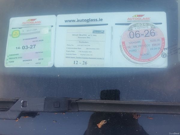 Ford Mondeo Hatchback, Diesel, 2012, Black