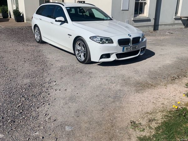BMW 5-Series Estate, Diesel, 2016, White